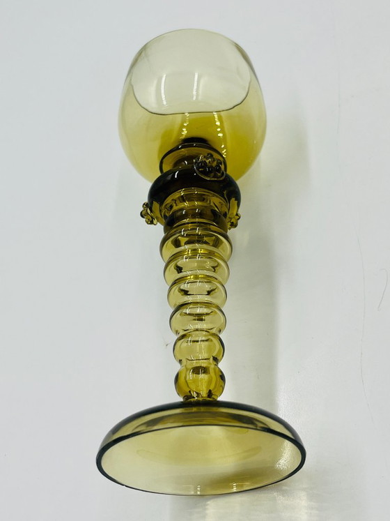 Lot de 8 verres à vin Roemer verts – Bohemia, Verres et carafes, Glass (photo 13 of 17)