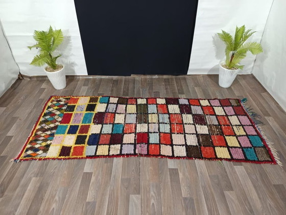 Image 1 of Mehrfarbige Berberteppiche aus Leinen, 250 cm x 100 cm