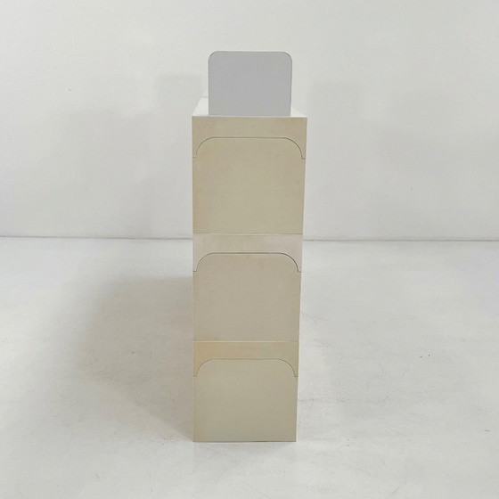 Image 1 of Witte modulaire plank van Olaf Von Bohr voor Kartell, jaren 70