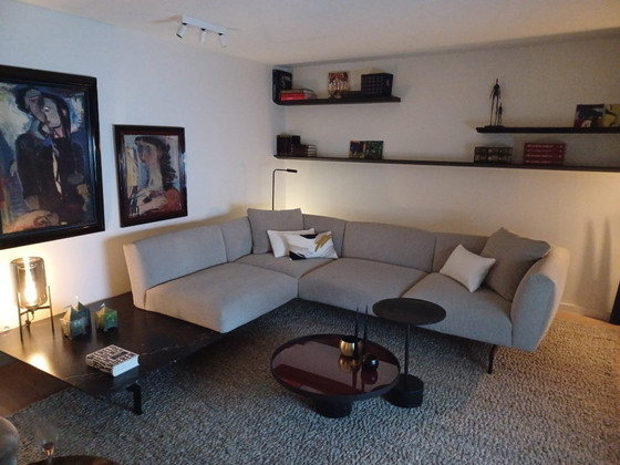 Image 1 of Prachtige hoekzetel met marmeren blad KNOLL