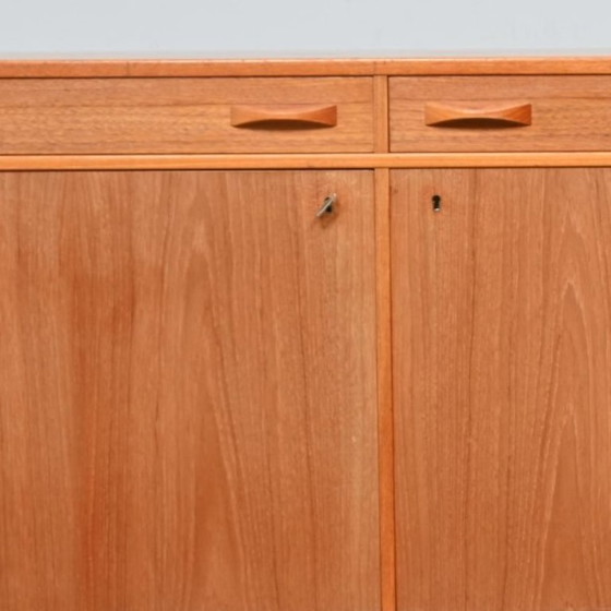 Image 1 of Vintage Scandinavisch teakhouten dressoir - Ulferts Tibro - jaren 60