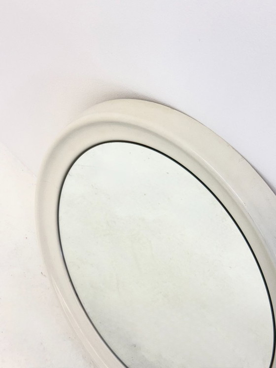 Image 1 of Space Age round mirror in white from Schönbuch