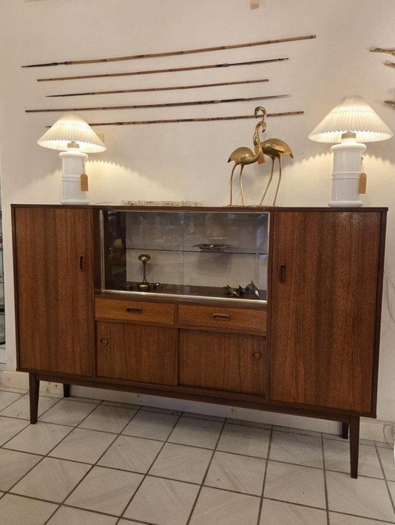 Image 1 of Vintage Highboard/sideboard, Teak, Netherlands 1960s