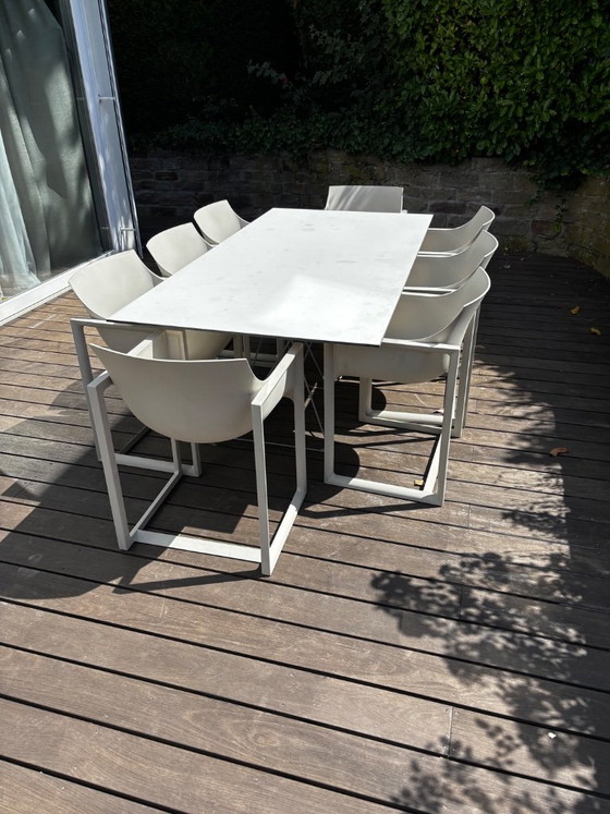 Table de jardin design FAZ Vondom 200×100 cm Écru – Tables de jardin, Fiberglass (photo 3 of 5)