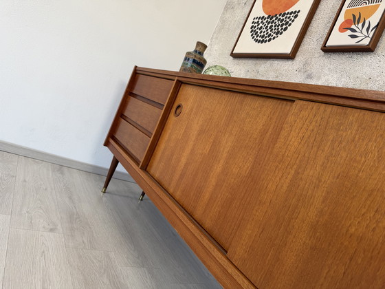 Image 1 of Teak sideboard / chest of drawers 200cm, 1960s