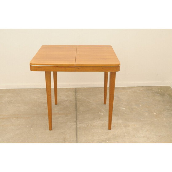 Image 1 of Table de salle à manger pliante en bois de hêtre pour Jitona, Tchécoslovaquie 1960