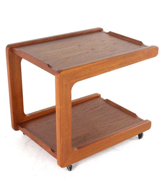 Image 1 of Vintage Danish design teak trolley