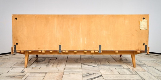 Image 1 of Canapé-lit modulable vintage avec pouf, années 1960, Tchécoslovaquie