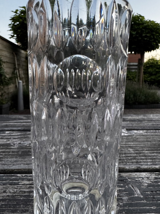 Image 1 of Mid-Century design vase with hallmarked 835 silver base (16 cm)
