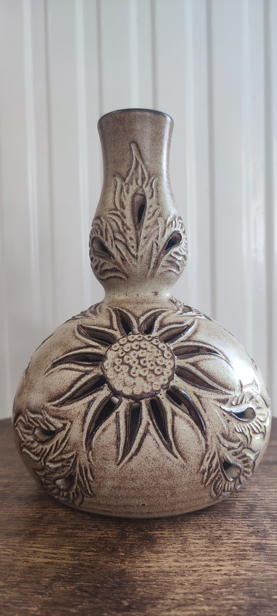 Image 1 of Vallauris ceramic lamp base by Fonck & Mateo