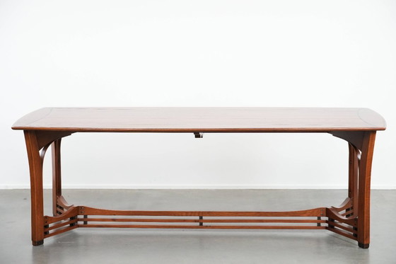 Image 1 of Tavolo da pranzo in stile Art Nouveau da 4 a 6 persone di Schuitema della serie Jugendstil