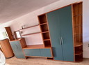 Gero moderne wandmeubelset met opbergruimte en vitrines