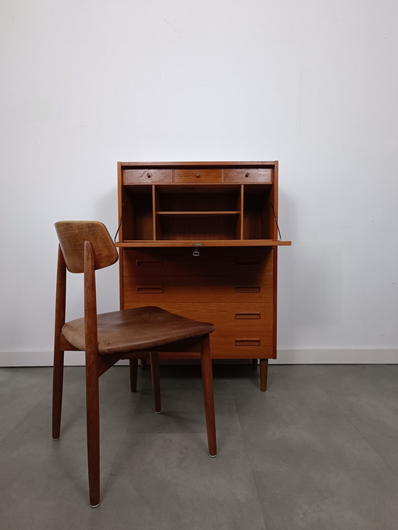 Image 1 of Vintage Danish Wall Cabinet/Secretaire By Westergaards Møbelfabrik