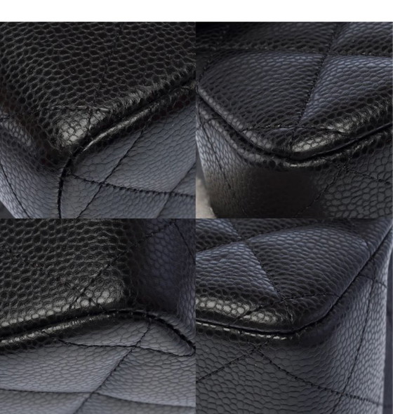 Image 1 of Sac CHANEL Timeless/Classique en Cuir Noir - 103468