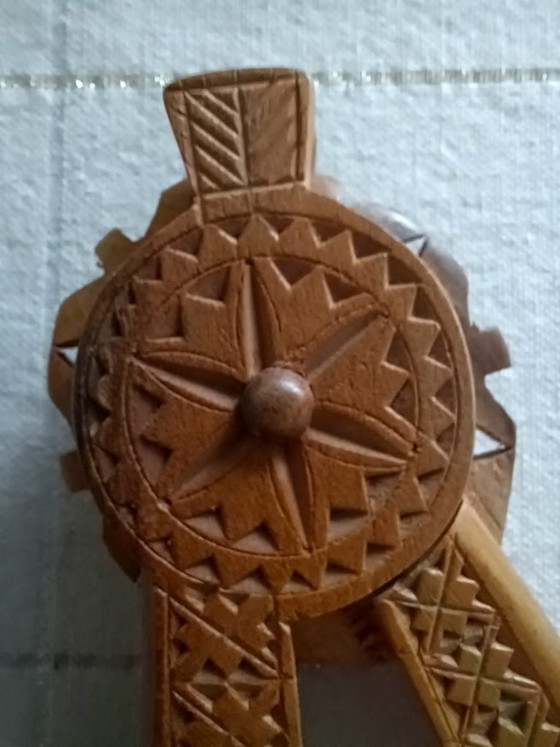 Vintage Scandinavische Handgesneden Houten Notenkraker. '50-'60 – Keukenaccessoires, Wood (photo 5 of 7)