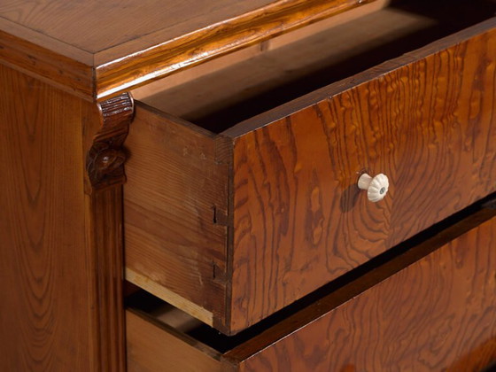 Antique Biedermeier chest of drawers (c.1850) #63 (photo 28 of 40)