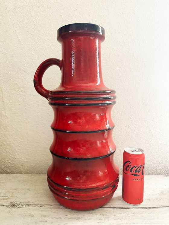 Image 1 of Zeer grote keramische vaas, West-Duitsland. Duitsland, jaren 70.