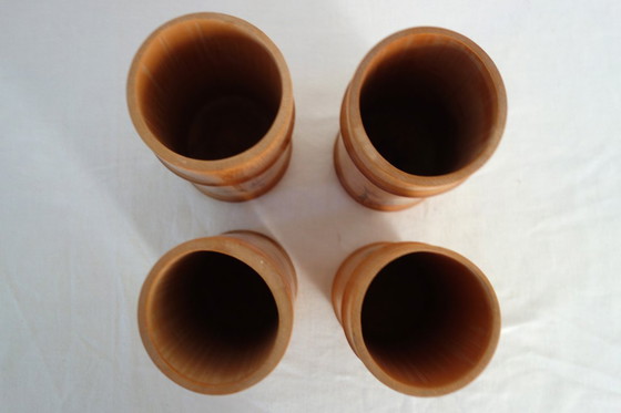 Image 1 of 4 bamboo pots China vintage