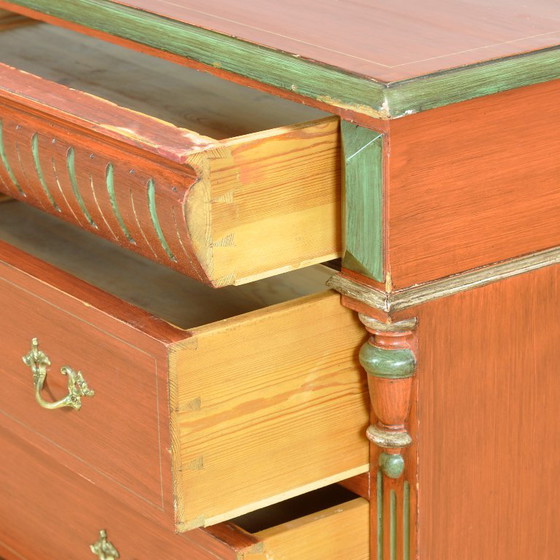 Grenen Ladekasten, Circa 1925 – Wood, Brass (photo 5 of 12)