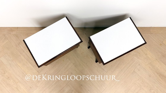 2x tables de nuit vintage Louis Van Teefelen – Louis van Teeffelen, Wood (photo 5 of 11)