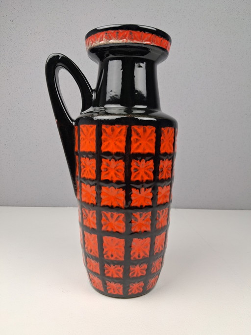 Vintage Scheurich 419-48 Fat Lava Floor Vase