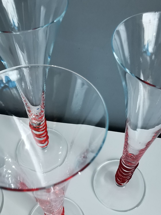 Image 1 of Copas de Prosecco LSA International, hechas a mano y sopladas a boca.