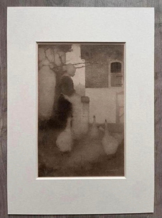 Image 1 of Jan Mankes 1889-1920 / Original Heliogravure Ganzenliesje 1923
