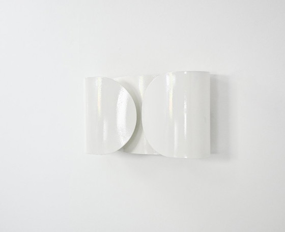 Image 1 of Applique Foglio Blanche par Tobia & Afra Scarpa pour Flos, 1960s