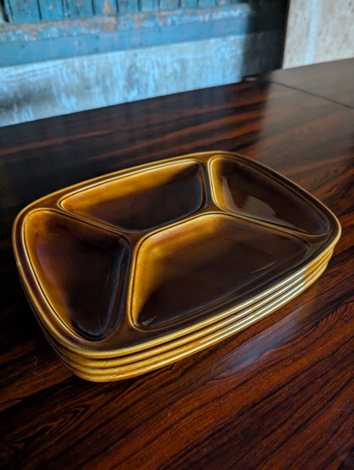 4x piatti gourmet vintage