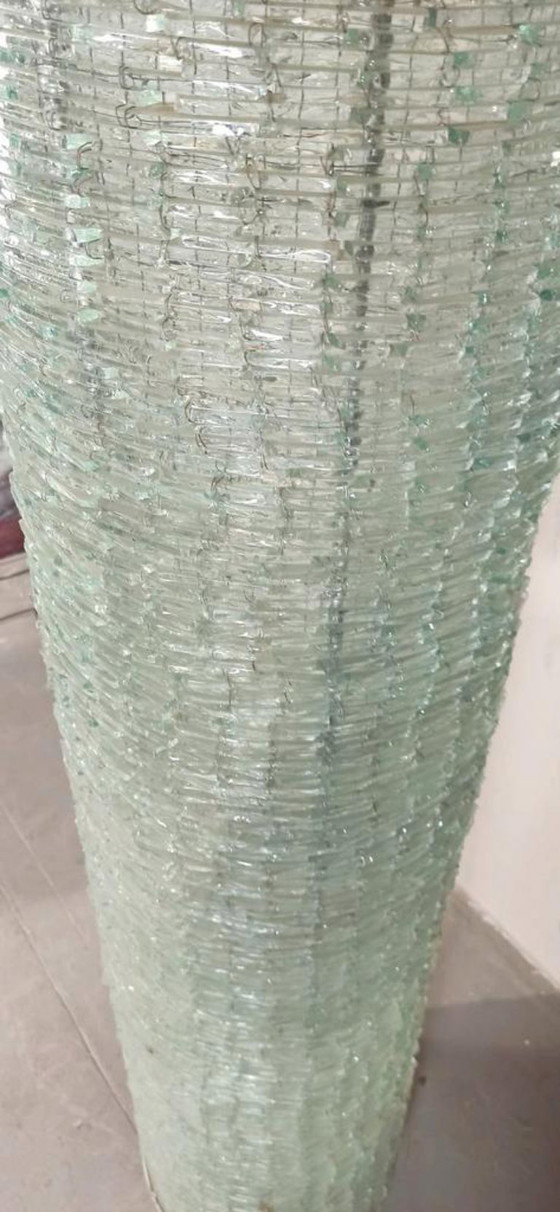 Image 1 of lampadaire vintage en verre