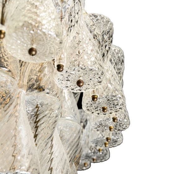 Image 1 of Lámpara de araña de los años 60 del icónico Hotel Hilton de Ámsterdam. Atribuida a Seguso.