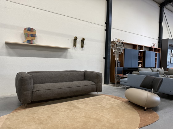 Image 1 of Gelderland 6400 Sofa 3 Seater Kvadrat Moss fabric 230