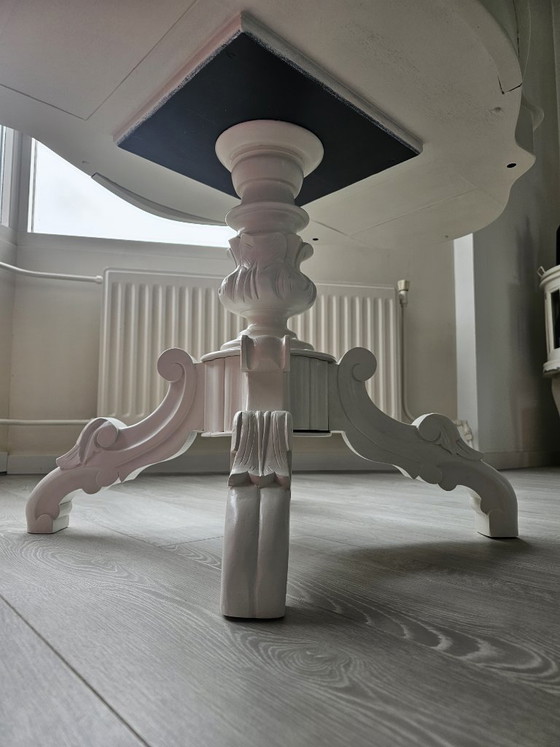 Image 1 of Brocante French style table, hand-painted - unique model