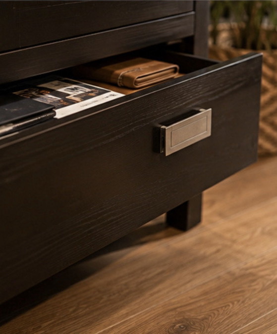 Bellissimo mobile cinese con cassetti – Mobili contenitori, Metallo, Legno (photo 4 of 5)