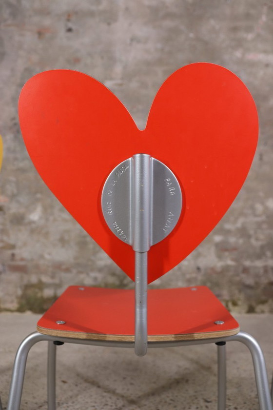 Image 1 of Agatha Ruiz de la Prada – “Agatha Infantil” Children’s Table and Chairs – Set of 4 – Amat-3 – Spain – 1990s