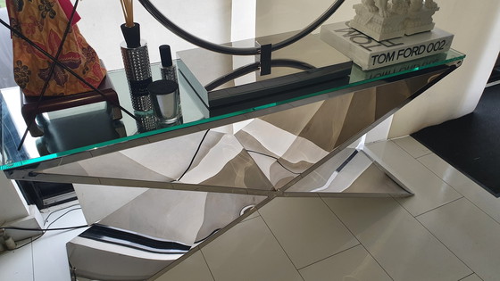 Image 1 of Conjunto EICHHOLTZ Mesa auxiliar Metropole + mesas auxiliares