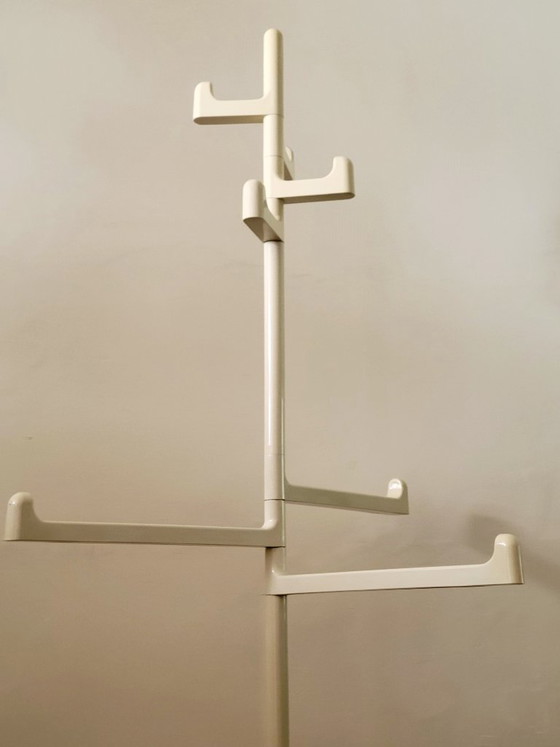 Appendiabiti Makio Hasuike per Gedy, Italia 1970, Plastica, Bianco (foto 3 di 6)