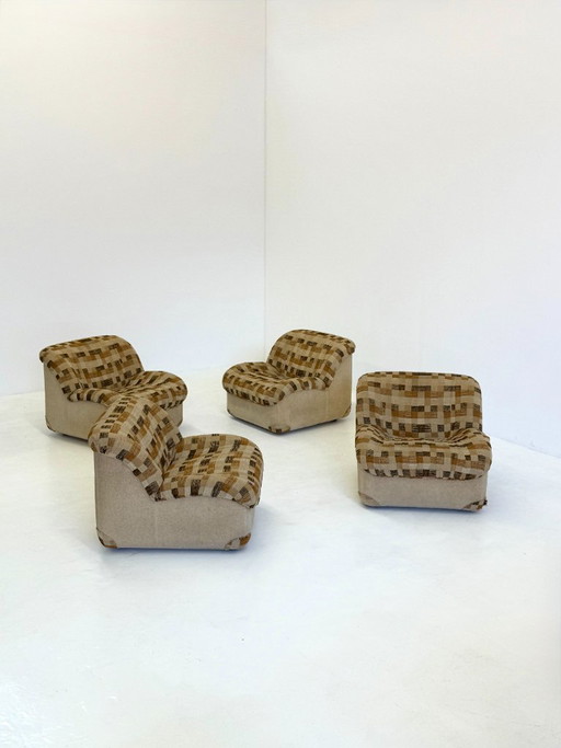 Vintage Caprice armchairs by Henning Korch for Swan