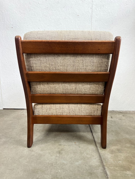 Image 1 of Vintage Teakhouten Scandinavische Fauteuil, 1960's