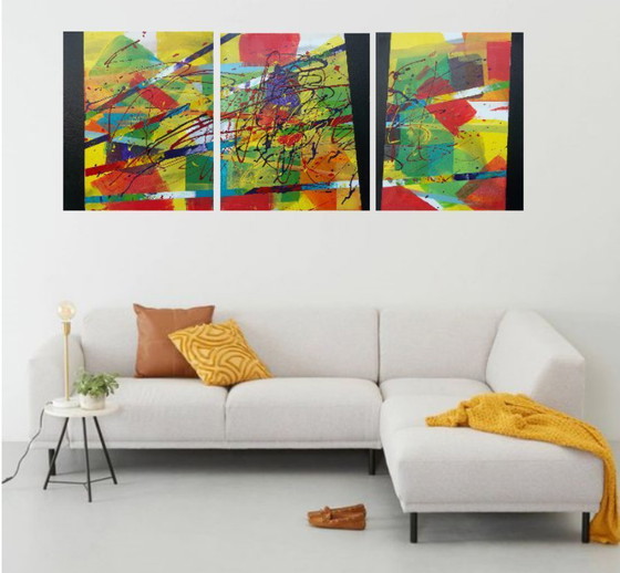 Image 1 of Unique paintings - Handmade - Painter 2Luss'Art - from 60 to 250 Euros - Free delivery -