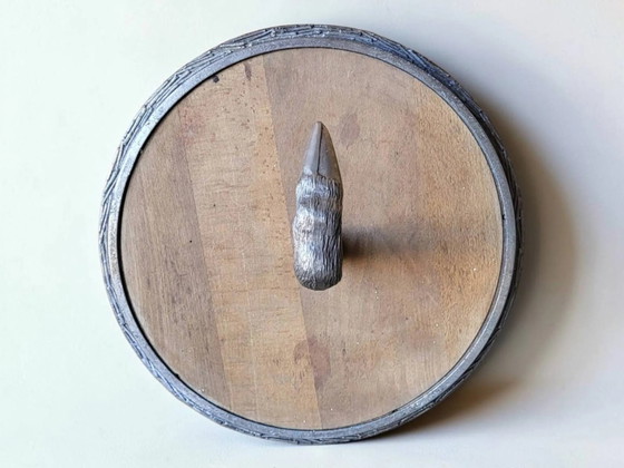 Cheese and charcuterie platter – Table accessories, Wood, Metal, Vintage (photo 4 of 6)