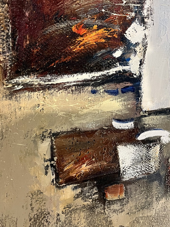 Image 1 of Jef Lenaers abstraktes Gemälde 'whatever'