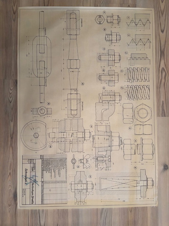 Image 1 of Originele technische tekening