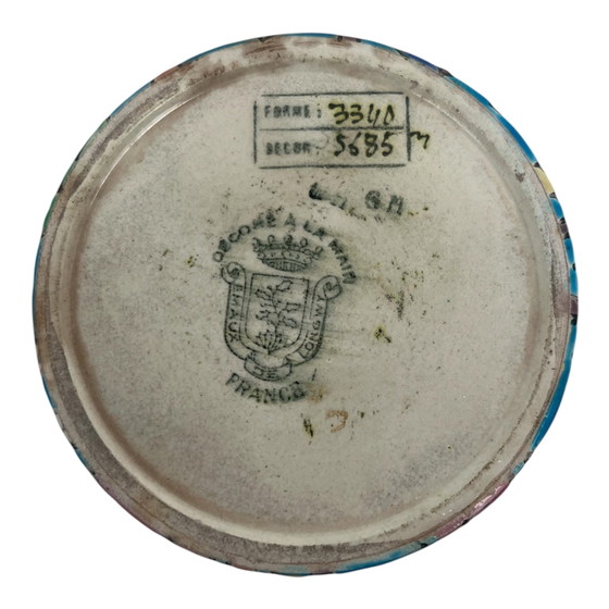 Image 1 of Piatto allungato antico in smalto, circa 1900