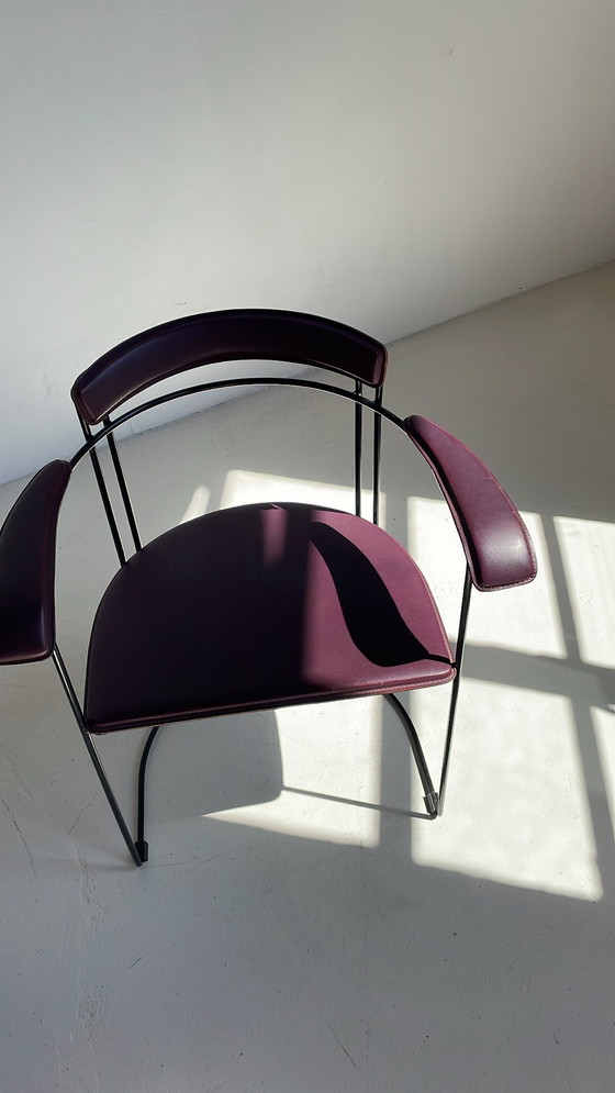 Image 1 of Arrben Italy Stühle lila schwarz