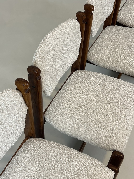 Image 1 of Set di 4 sedie da pranzo vintage in rovere