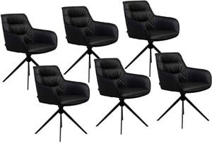 DMO Collection Cuddle eetkamerstoel (set van 6)