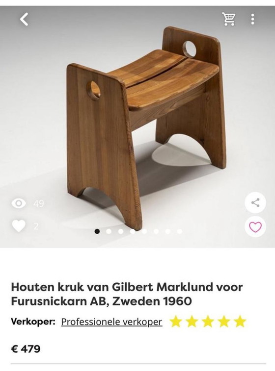 Image 1 of Círculo de diseño Zweedse de los años 60, Gilbert Marklund para Furunickarn