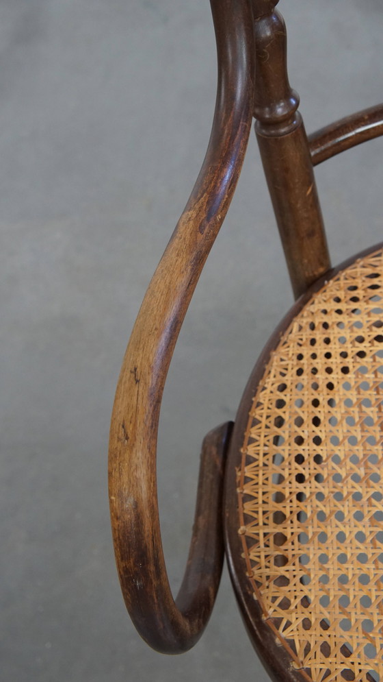 Image 1 of Originele Vintage Thonet Bistro Design Stoel Met Armleuningen