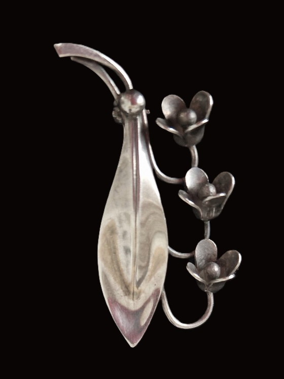 Hermann Siersbøl Denmark - Spilla d'argento - Marcata – Oggetti decorativi (photo 2 of 6)